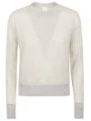 Ct Plage Cashmere Crewneck Sweater In Grey