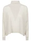 Shop Ct Plage Cashmere High Neck Sweater In Grey