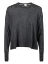 Ct Plage Crew-neck Sweatshirt In Gray