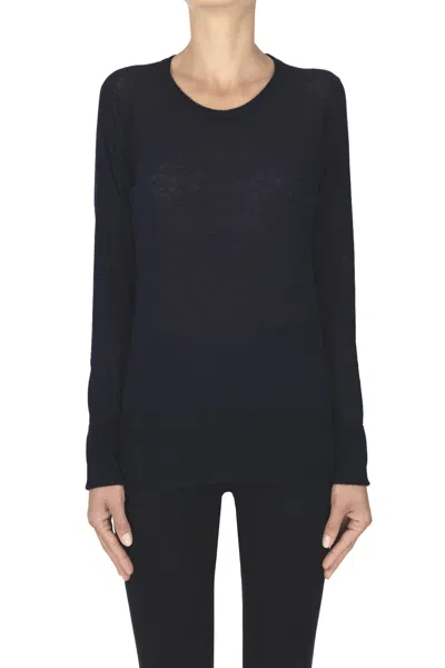 Ct Plage Extrafine Knit Pullover In Blue