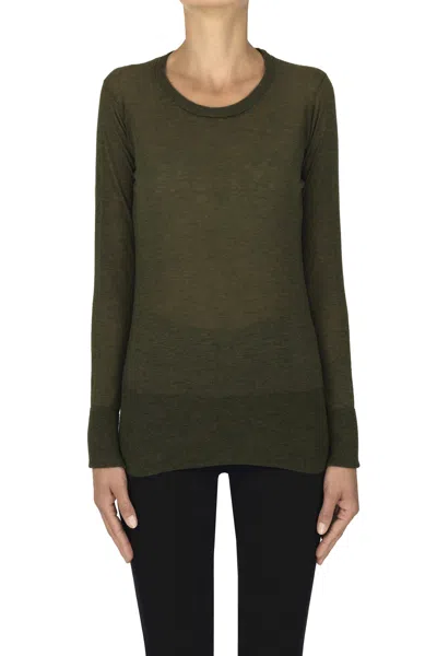 Ct Plage Extrafine Knit Pullover In Green