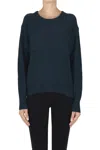 Ct Plage Ribbed Alpaca Knit Pullover In Blue
