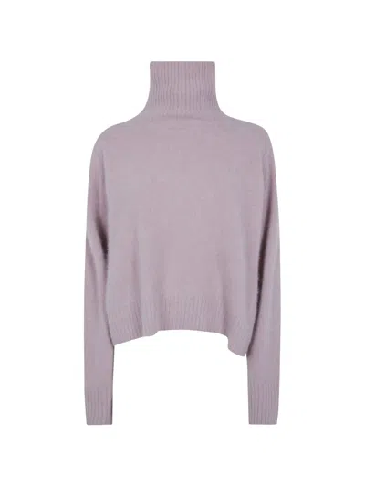 Ct Plage Roll-neck Wool Sweater In Pink