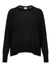 Ct Plage Round Halfsleeve Pullover In Black