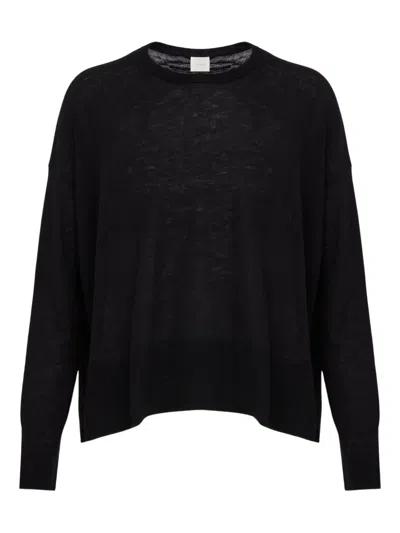 Ct Plage Round Halfsleeve Pullover In Black