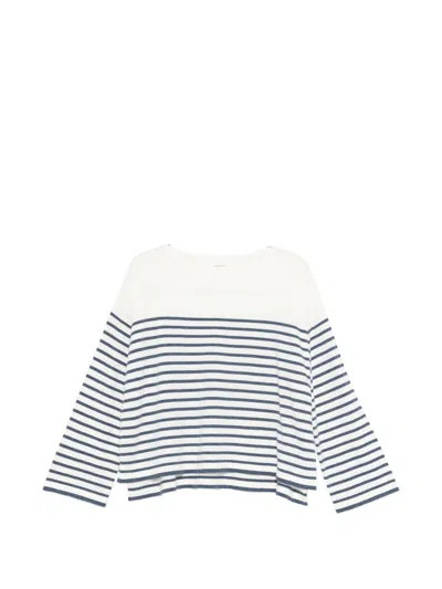 Ct Plage Striped Cotton Sweater In Multi