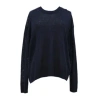 CT PLAGE SWEATER FOR WOMAN CT24132 BLACK NAVY