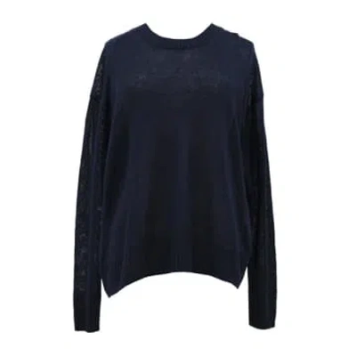 Ct Plage Jumper For Woman Ct24132 Black Navy