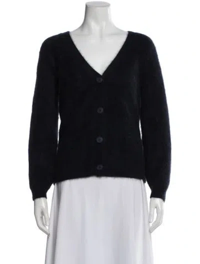 Pre-owned Ct Plage V-neck Sweater In Blue