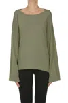 Ct Plage Wide Boxy Pullover In Green