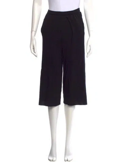 Pre-owned Ct Plage Wide Leg Pants In Black