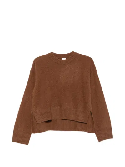 Ct Plage Wool Crewneck Sweater In Brown