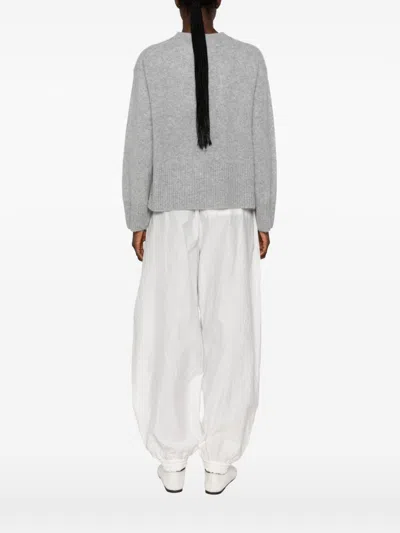 Ct Plage Wool Crewneck Sweater In Transparent