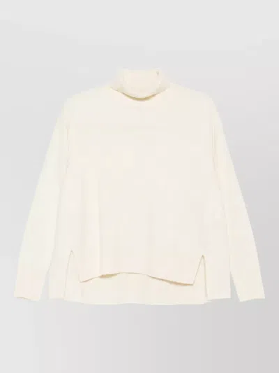 Ct Plage Wool Ribbed Turtleneck Jumper In Multi