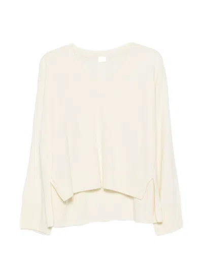 Ct Plage Wool V-necked Jumper In Animal Print