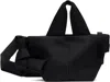 Côte And Ciel Black Amu Mini Sleek Nylon Tote In Black