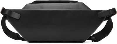 Côte And Ciel Black Isarau Alias Cowhide Leather Belt Bag