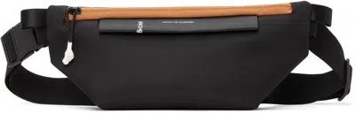 Côte And Ciel Black Isarau Xs Sleek Belt Bag