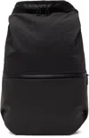 Côte And Ciel Black Nile S Smooth Colour Accent Backpack In Black