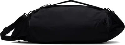 Côte And Ciel Black Obed Smooth Convertible Duffle Bag