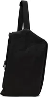 Côte And Ciel Black Riss Coated Canvas Document Holder In Black
