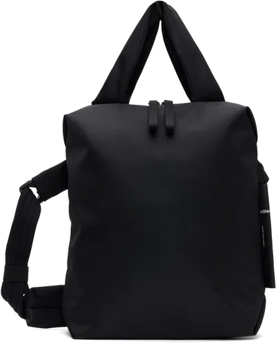 Côte And Ciel Black Rour Sleek Backpack
