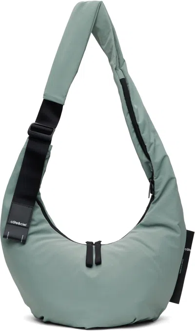 Côte And Ciel Green Hyco S Smooth Bag In Sage Green