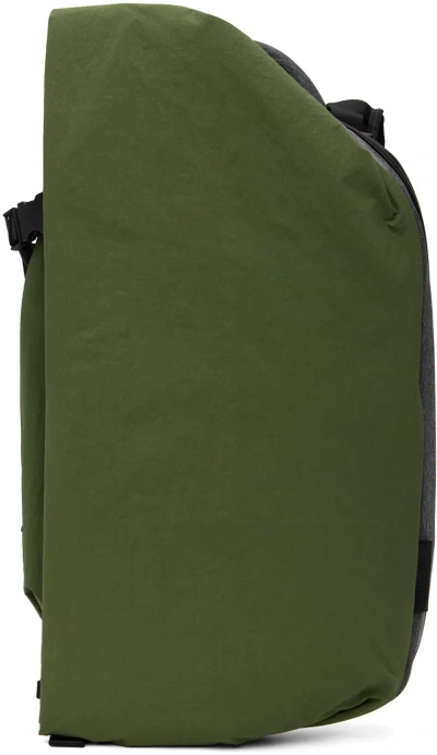 Côte And Ciel Khaki Isar M Komatsu Onibegie Backpack In Green