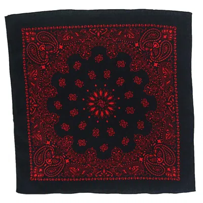 Ctm 27 Inch Austin Paisley Print Bandana In Multi