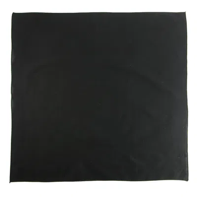 Ctm 27 Inch Extra Large Cotton Solid Color Bandana In Black