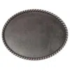 Ctm Blank Braided Oval Belt Buckle