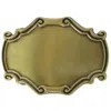 Ctm Blank Vintage Frame Style Belt Buckle In Gold