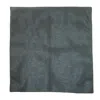 Ctm Cotton All Purpose Solid Bandana (pack Of 5 Of Same Color) In Black