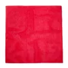Ctm Cotton All Purpose Solid Bandana (pack Of 5 Of Same Color) In Red