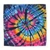 Ctm Cotton Dark Storm Tie-dye Bandana In Multi