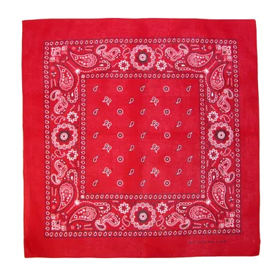 Ctm Cotton Paisley All-purpose Bandana In Red