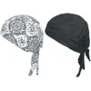 Ctm Cotton Premium Solid And Paisley Do Rag (pack Of 2)