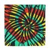 Ctm Cotton Reggae Tie-dye Bandana In Multi