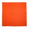 Ctm Cotton Solid Color Bandanas In Orange