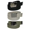 Ctm Cotton With Nickel Buckle Adjustable Belt (pack Of 3 Colors) In Multi