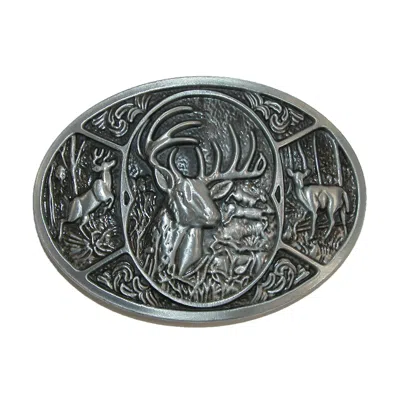 Ctm Deer Hunting Belt Buckle In Multi