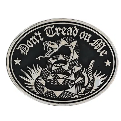 Ctm Don't Tread On Me Belt Buckle In Silver