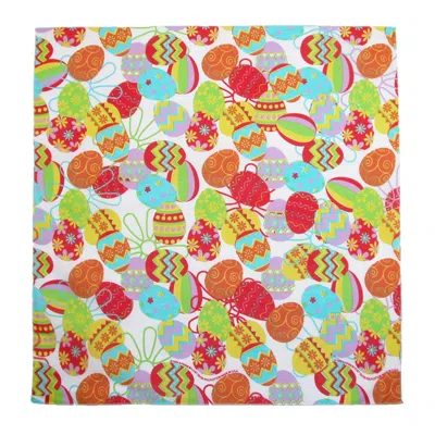 Ctm Easter Egg Print Holiday Bandana In Multi