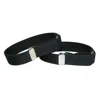 Ctm Elastic .75 Inch Wide Solid Color Adjustable Sleeve Garter In Black