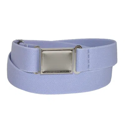 Ctm Elastic Belt With Magnetic No Show Flat Buckle In Blue