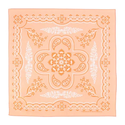 Ctm Extra Large 27 Inch Fashion Paisley Print Bandana In Pink