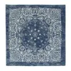 Ctm Extra Large 27 Inch Rustic Paisley Print Bandana In Blue