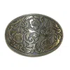 Ctm Floral Print Belt Buckle In Gold