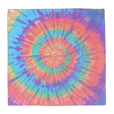 Ctm Hippie Tie Dye Bandana In Multi