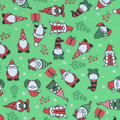 Ctm Holiday Gnomes Bandana In Green